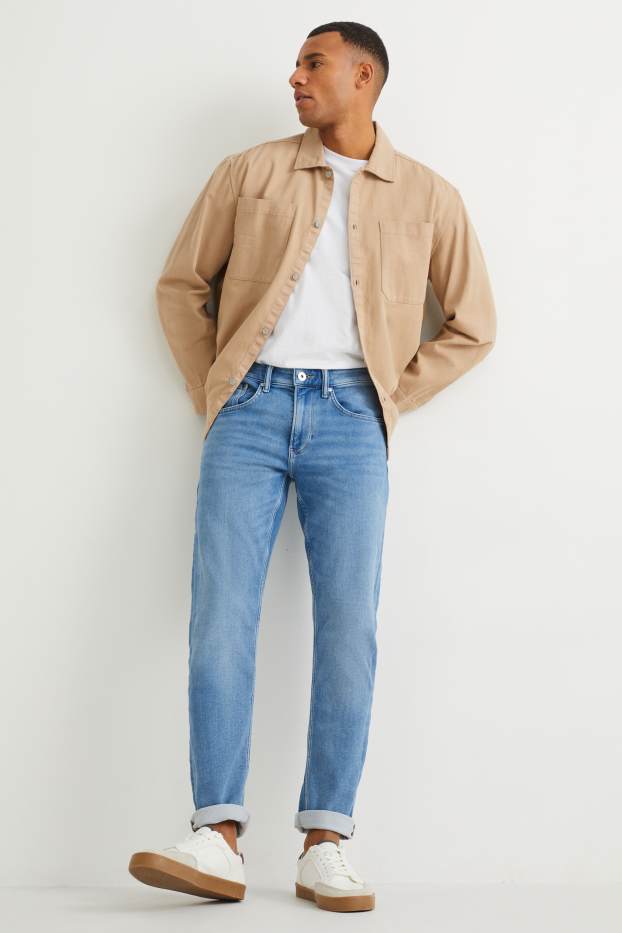 Home - Slim jeans - Flex jog denim - texà blau clar