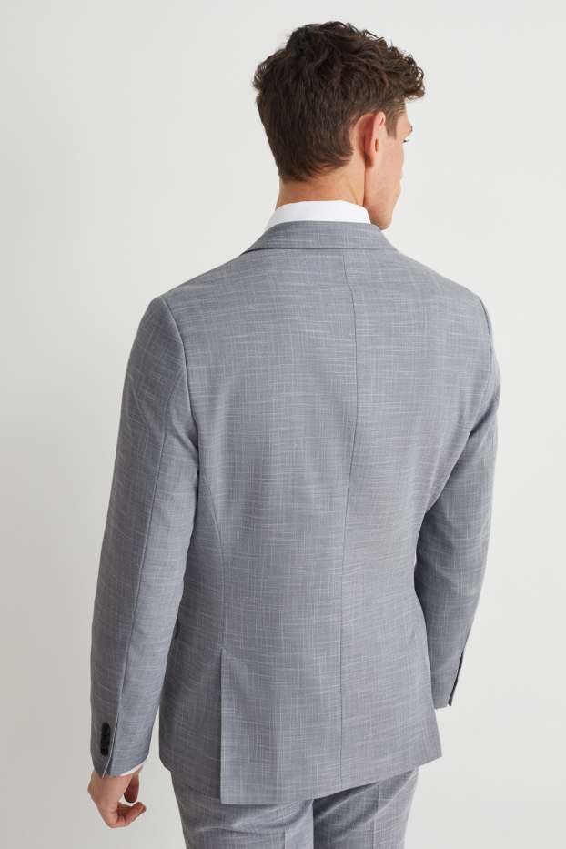Home - Americana combinable - slim fit - stretch - LYCRA® - gris