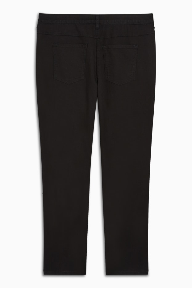 Dona - Slim jeans - mid waist - negre