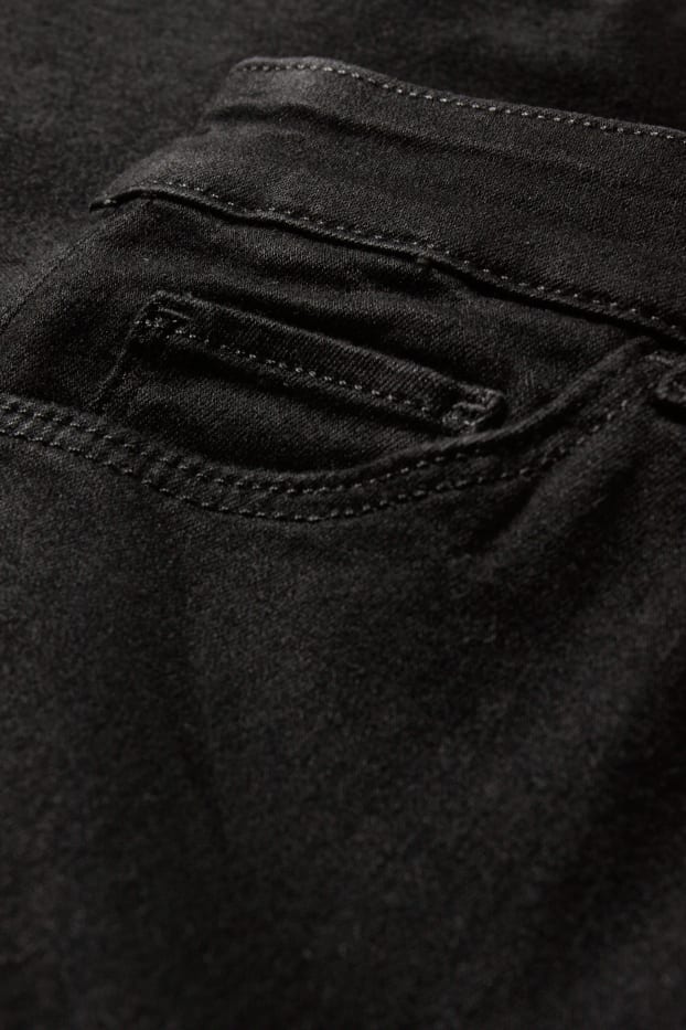 Dámské - Jegging jeans - high waist - černá
