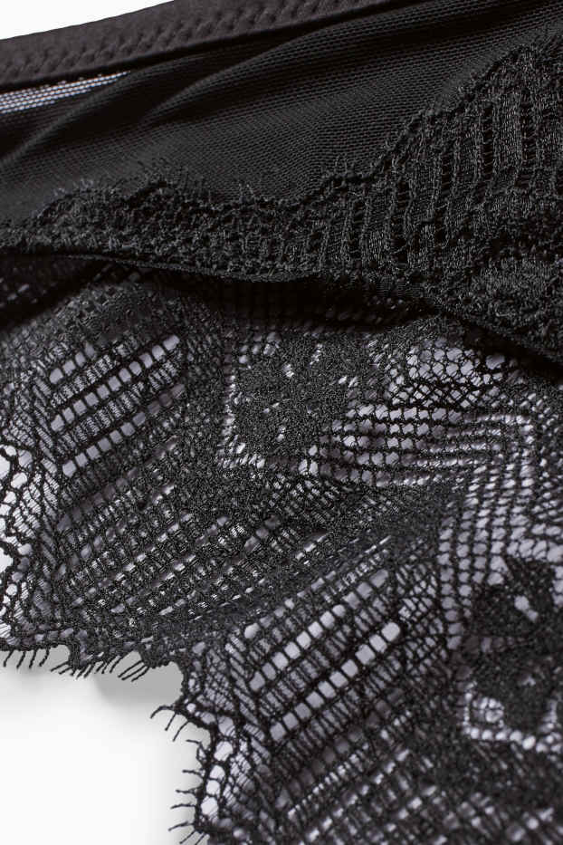 Damen - Slip - schwarz