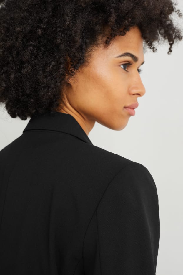 Damen - Blazer - Regular Fit - schwarz