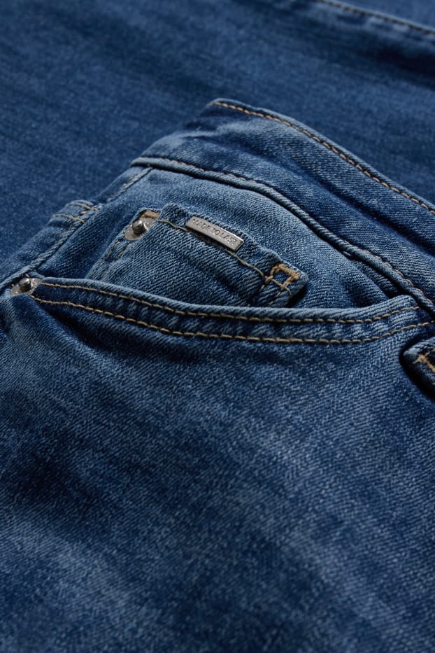 Dona - Bootcut jeans - high waist - texà blau