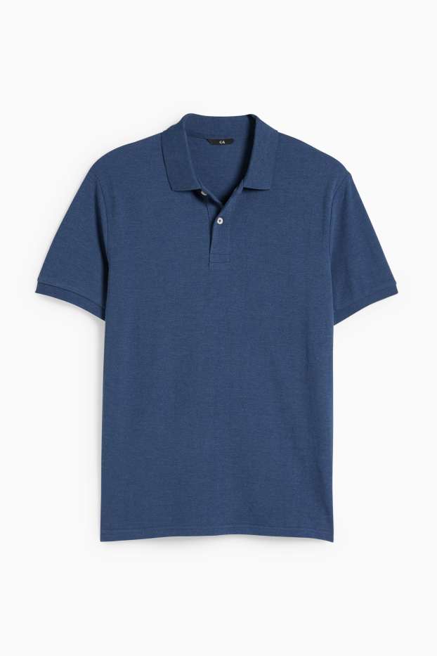 Heren - Poloshirt - donkerblauw
