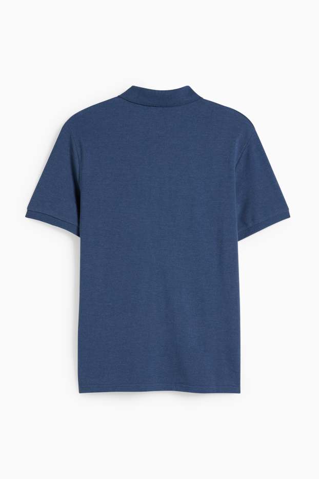 Heren - Poloshirt - donkerblauw