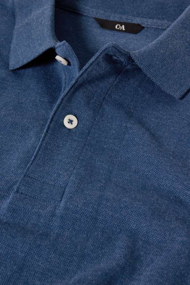 Heren - Poloshirt - donkerblauw
