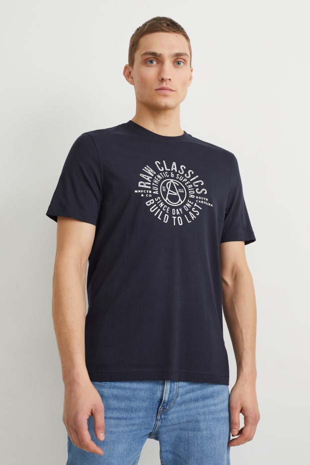 Bărbați - Tricou - albastru închis