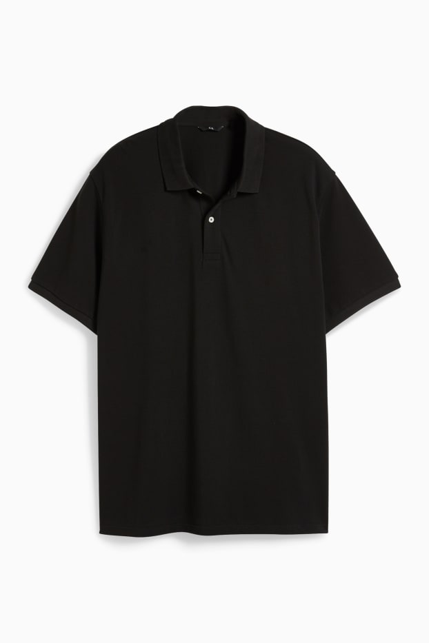 Herren - Poloshirt - schwarz