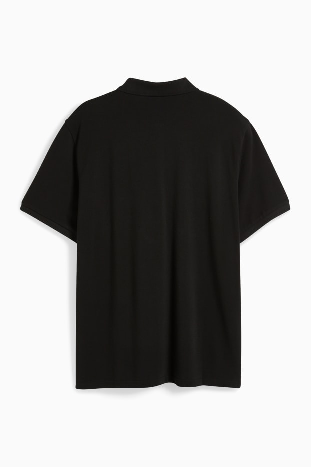 Herren - Poloshirt - schwarz