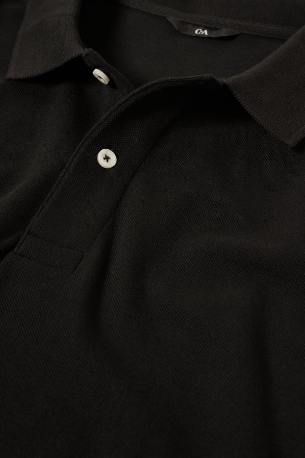 Herren - Poloshirt - schwarz