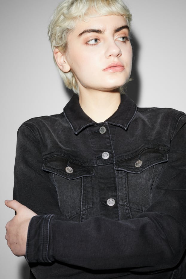 Damen - CLOCKHOUSE - Jeansjacke - schwarz