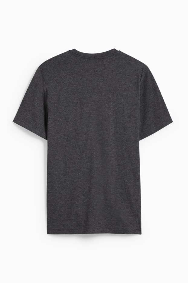 Bărbați - Tricou - gri închis melanj