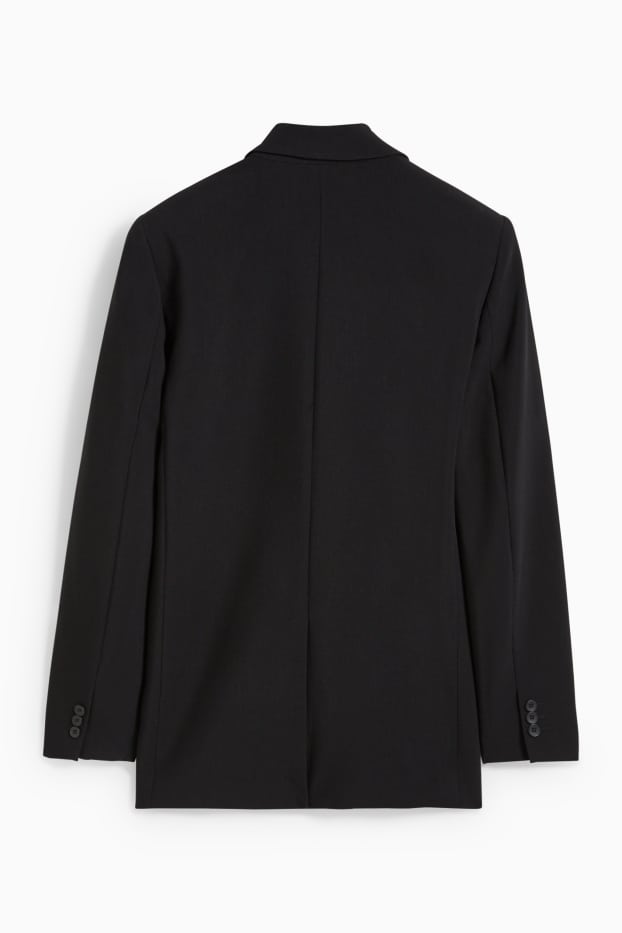 Dames - Oversized blazer - zwart