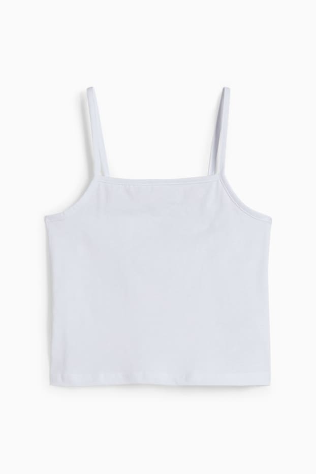 Enfants filles - Ensemble - T-shirt et top - 2 pièces - rose