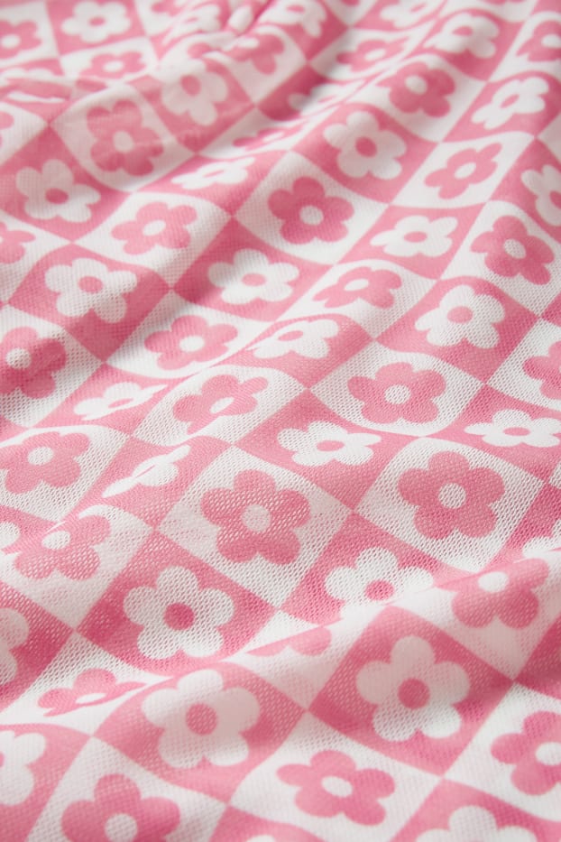 Enfants filles - Ensemble - T-shirt et top - 2 pièces - rose