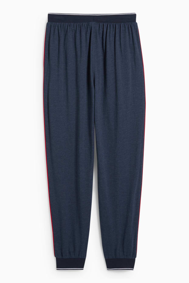 Hommes - Pantalon de pyjama - bleu foncé