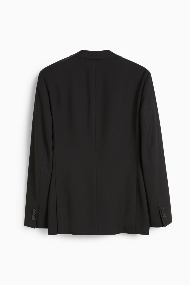 Hommes - Veste de costume - regular fit - Flex - LYCRA® - noir