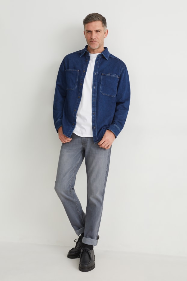 Hombre - Slim jeans - LYCRA® - vaqueros - gris claro
