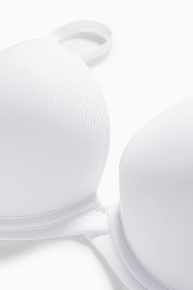 Dona - Sostenidors amb cèrcol - PLUNGE - push-up - LYCRA® - blanc
