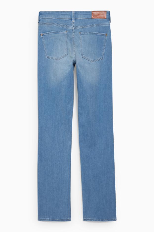 Dona - Straight jeans - mid waist - texà blau clar