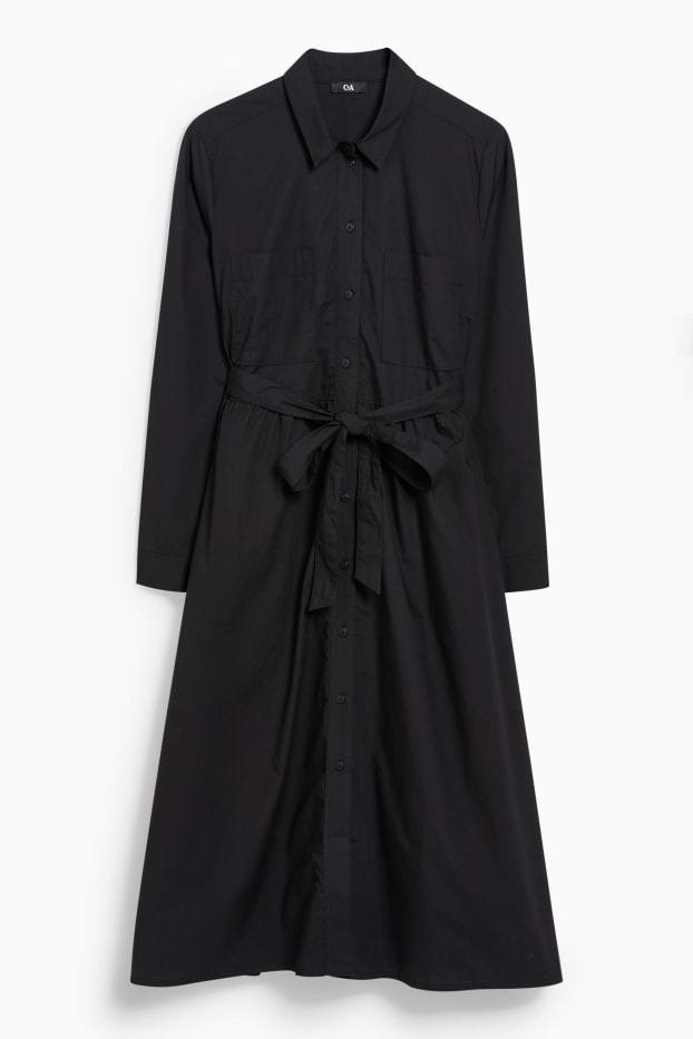 Women - Shirt dress - black