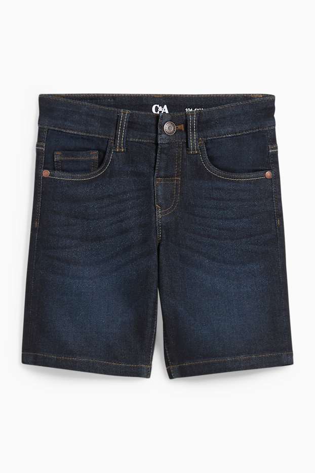 Copii - Băieți - Bermude de blugi - jog denim - denim-albastru închis