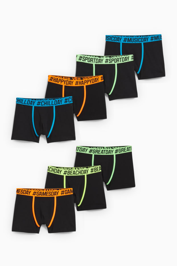 Kinder Jungen - Multipack 7er - Boxershorts - schwarz