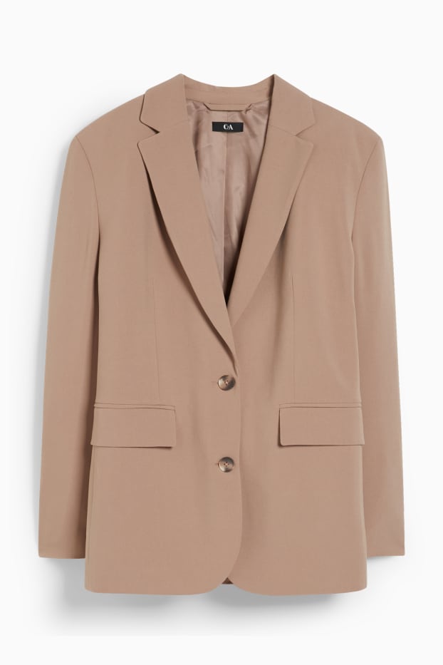 Dames - Oversized blazer - beige