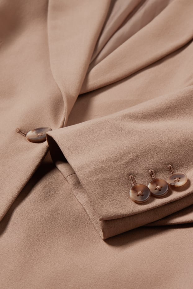 Dames - Oversized blazer - beige