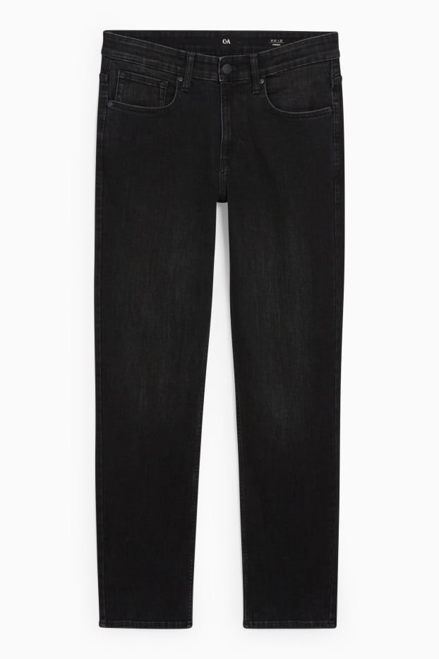 Herren - Straight Jeans - LYCRA® - schwarz
