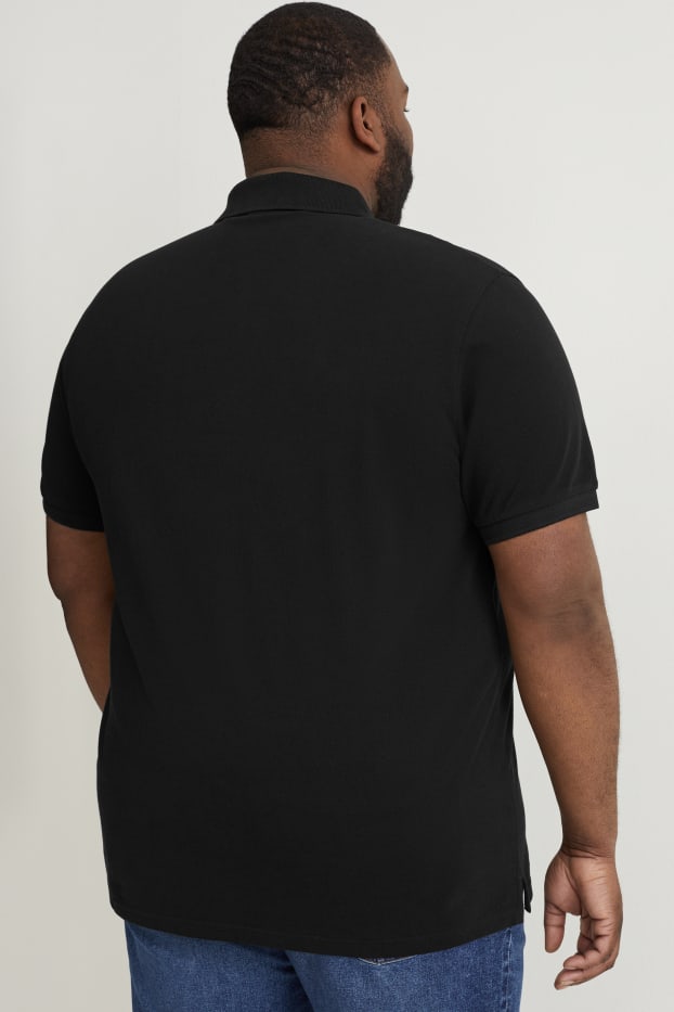 Herren - Poloshirt - schwarz