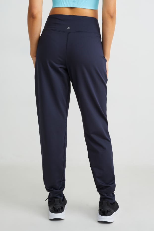 Women - Active trousers - fitness - 4 Way Stretch - dark blue