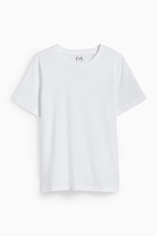 Children Boys - Short sleeve T-shirt - genderneutral - white
