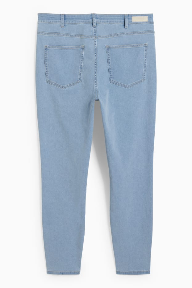 Femei - CLOCKHOUSE - super skinny jeans - talie înaltă - denim-albastru deschis