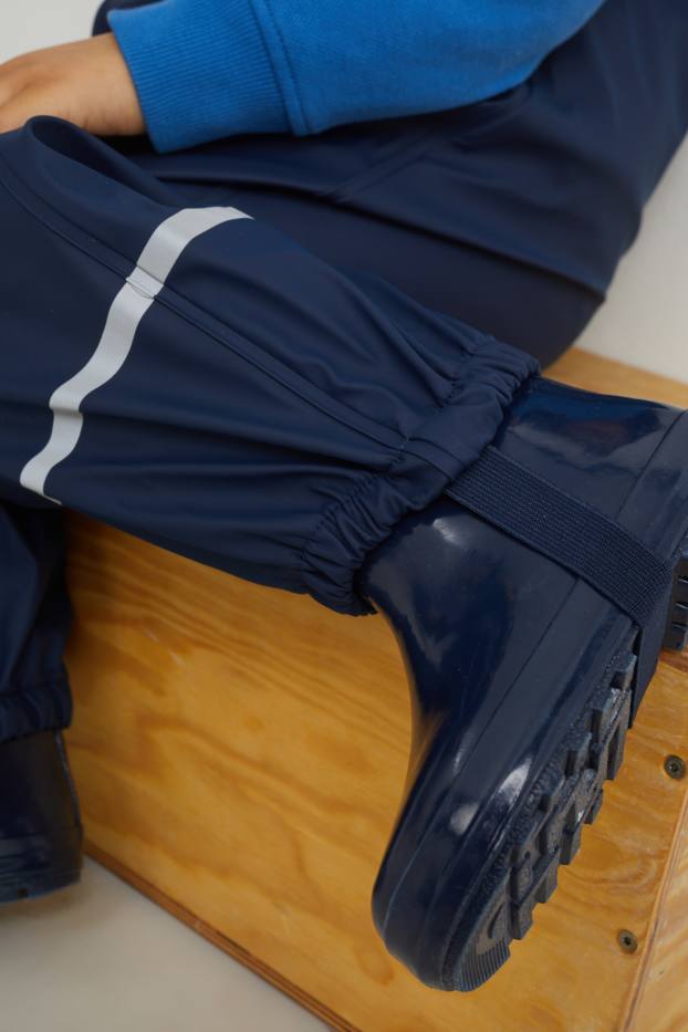 Kinderen: jongens - Regenbroek - donkerblauw