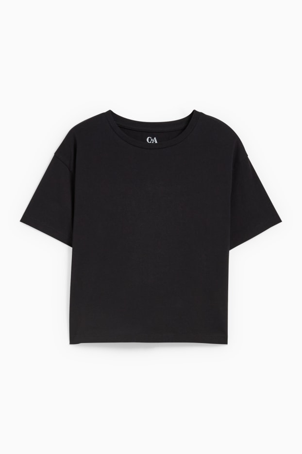 Kinderen: meisjes - T-shirt - zwart