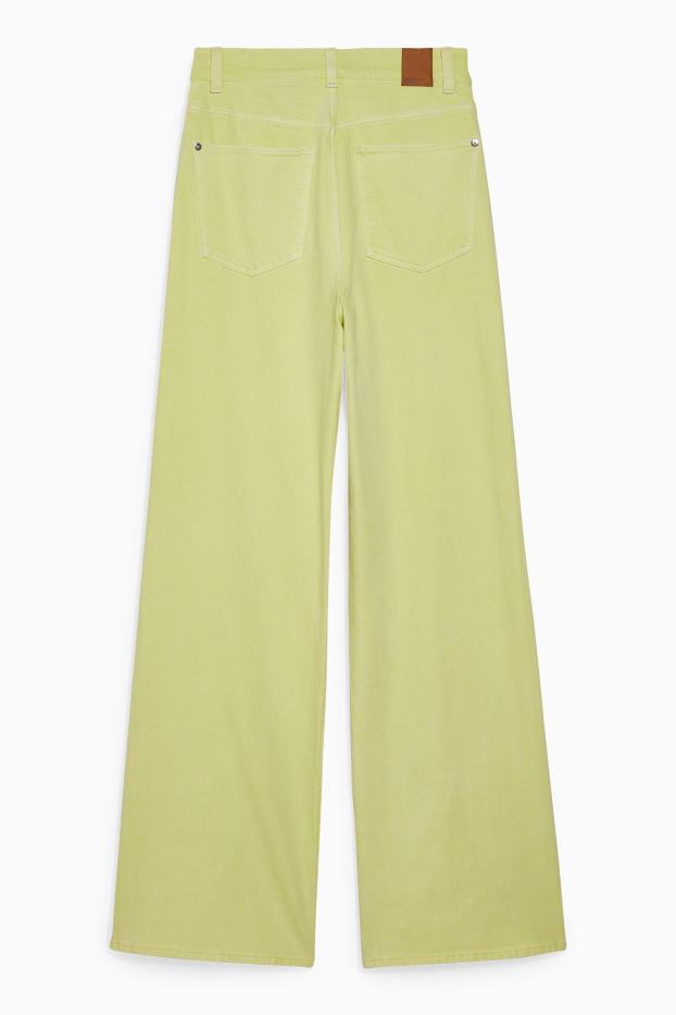 Dona - Loose fit jeans - high waist - LYCRA® - groc