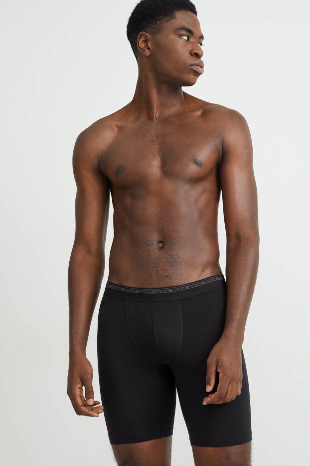 Men - Multipack of 3 - trunks - black