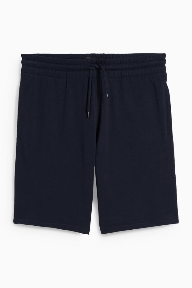 Heren - Sweatshort - donkerblauw