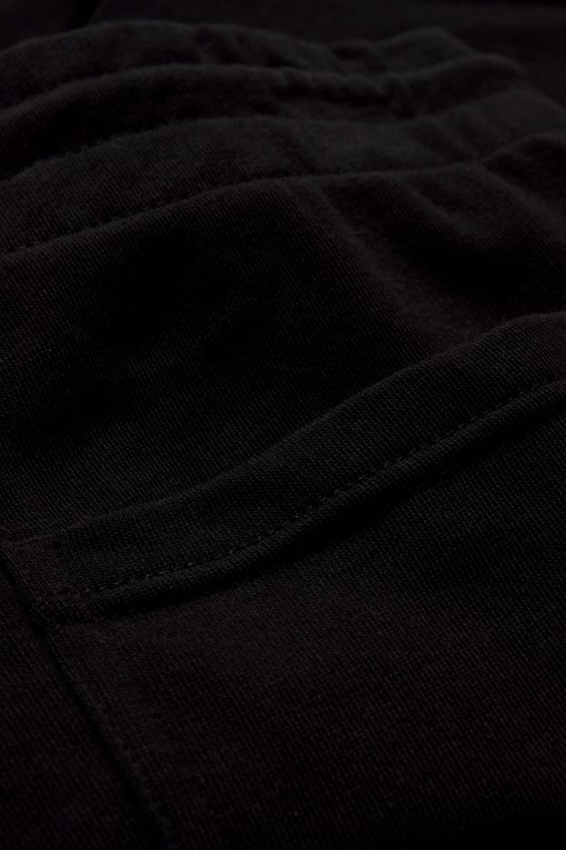 Heren - Sweatshort - zwart