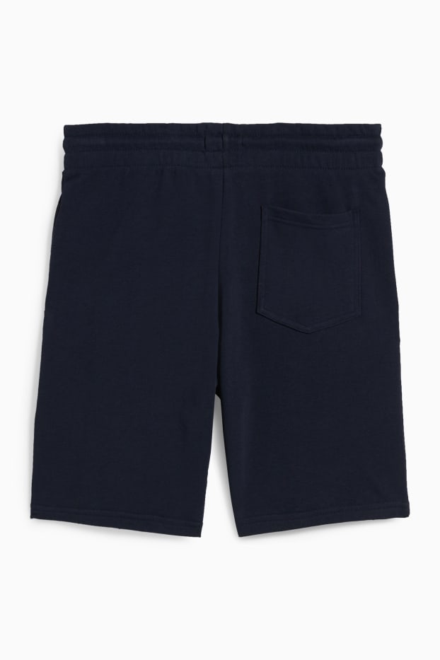 Heren - Sweatshort - donkerblauw