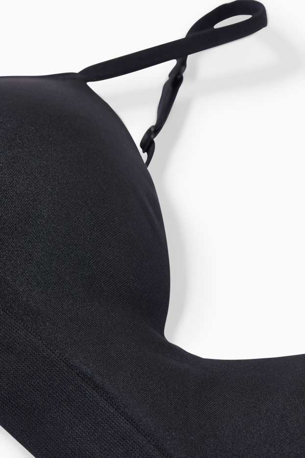 Donna - Reggiseno senza ferretti - DEMI - imbottito - nero