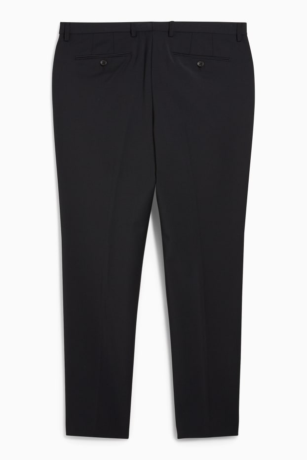 Mężczyźni - Spodnie modułowe - Slim fit - Flex - 4 Way Stretch - LYCRA® - ciemnoniebieski