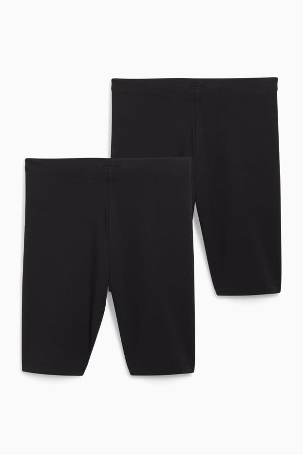 Children Girls - Multipack of 2 - cycling shorts - black