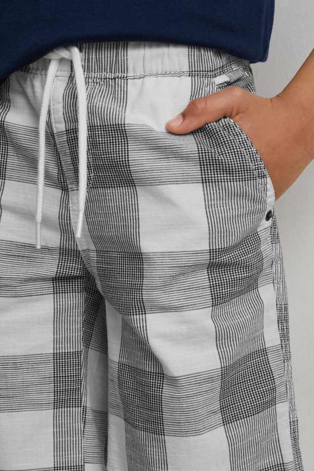 Kinderen: jongens - Set van 2 - shorts - donkerblauw