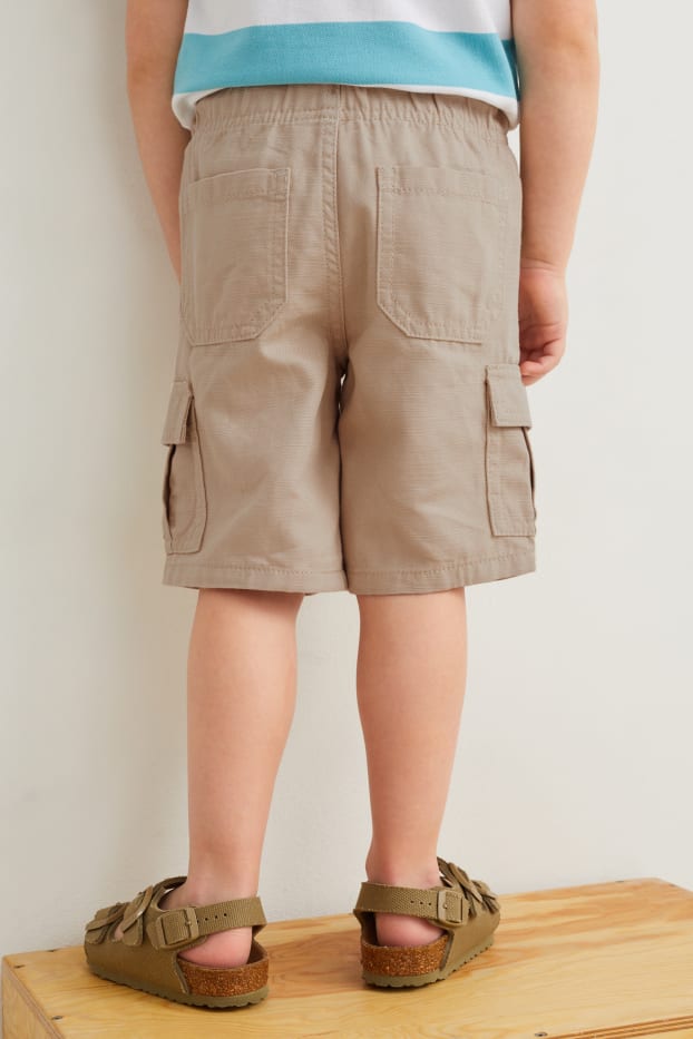 Bambini - Shorts cargo - beige chiaro