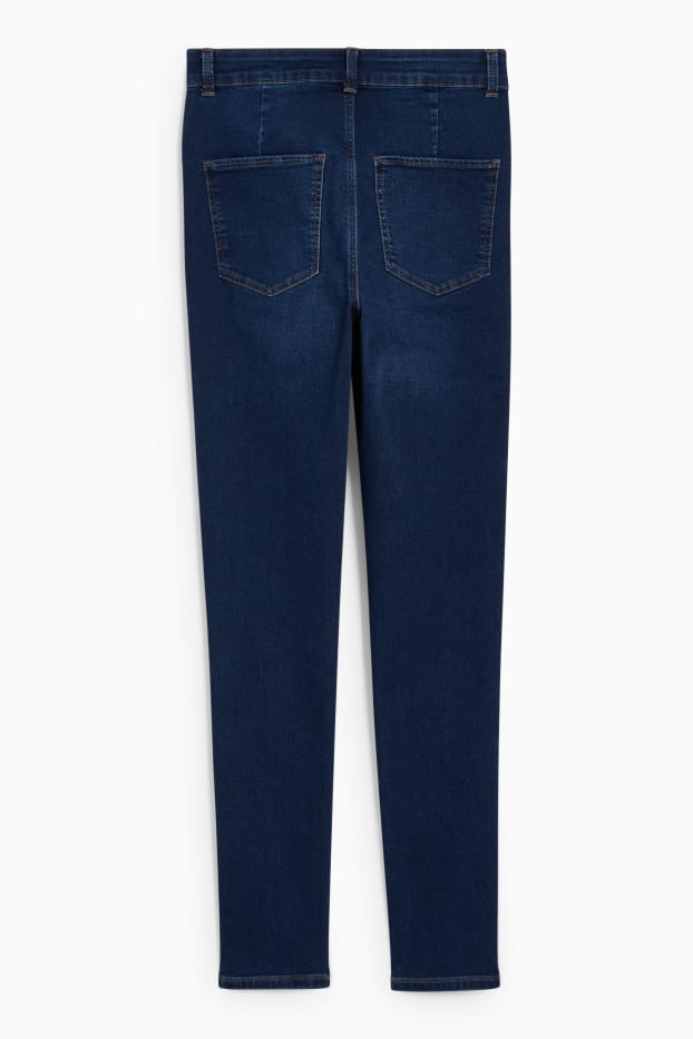 Femmes - Jegging jean - high waist - jean bleu