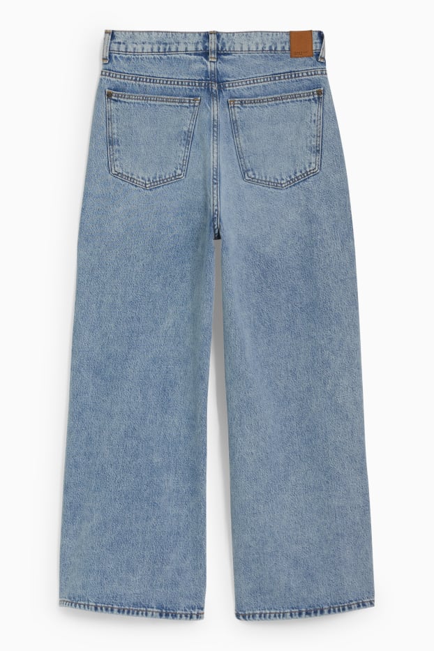 Femei - Loose fit jeans - talie înaltă - denim-albastru deschis