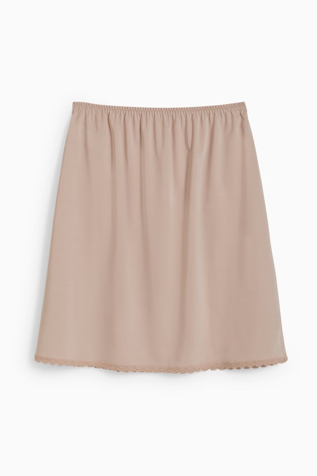 Femmes - Sous-jupe - beige clair