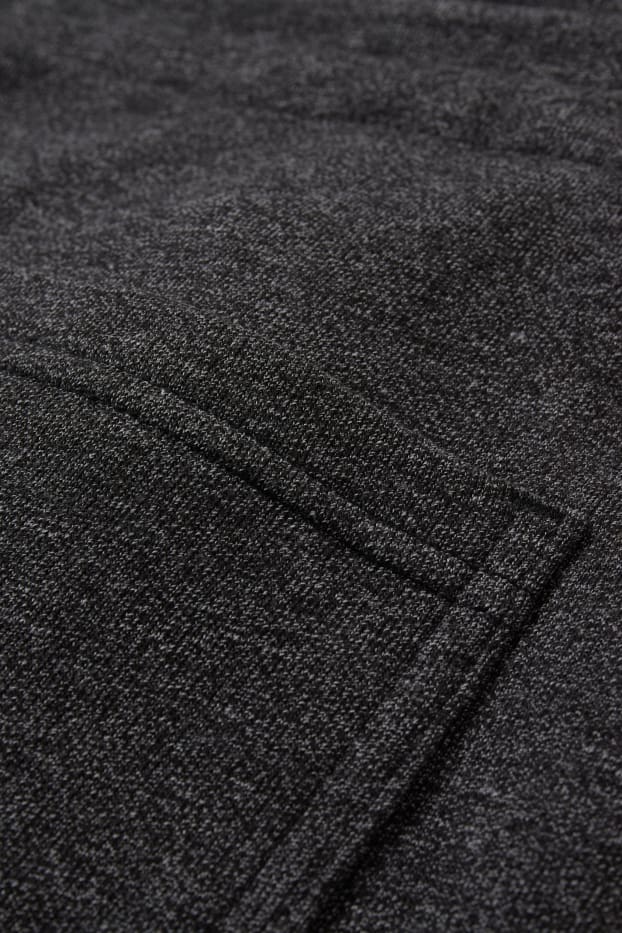 Herren - Sweatshorts - schwarz-melange